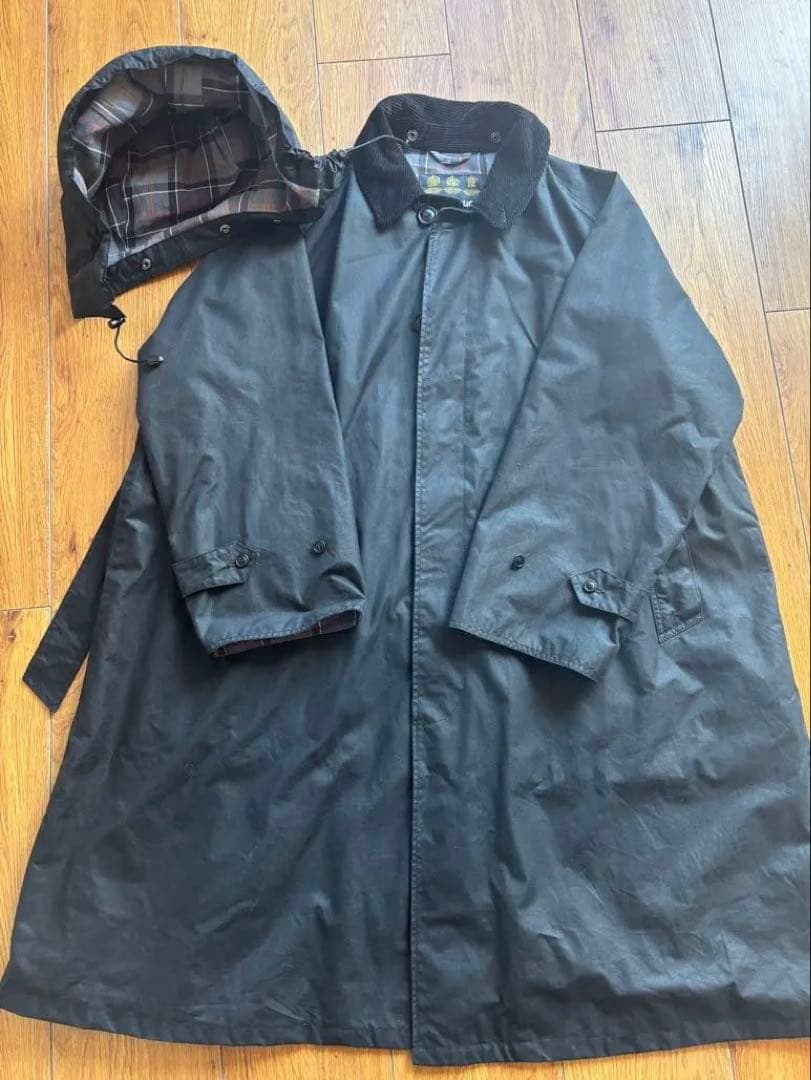 L’ÉCHOPPE別注Barbour Oiled Bal collar coat