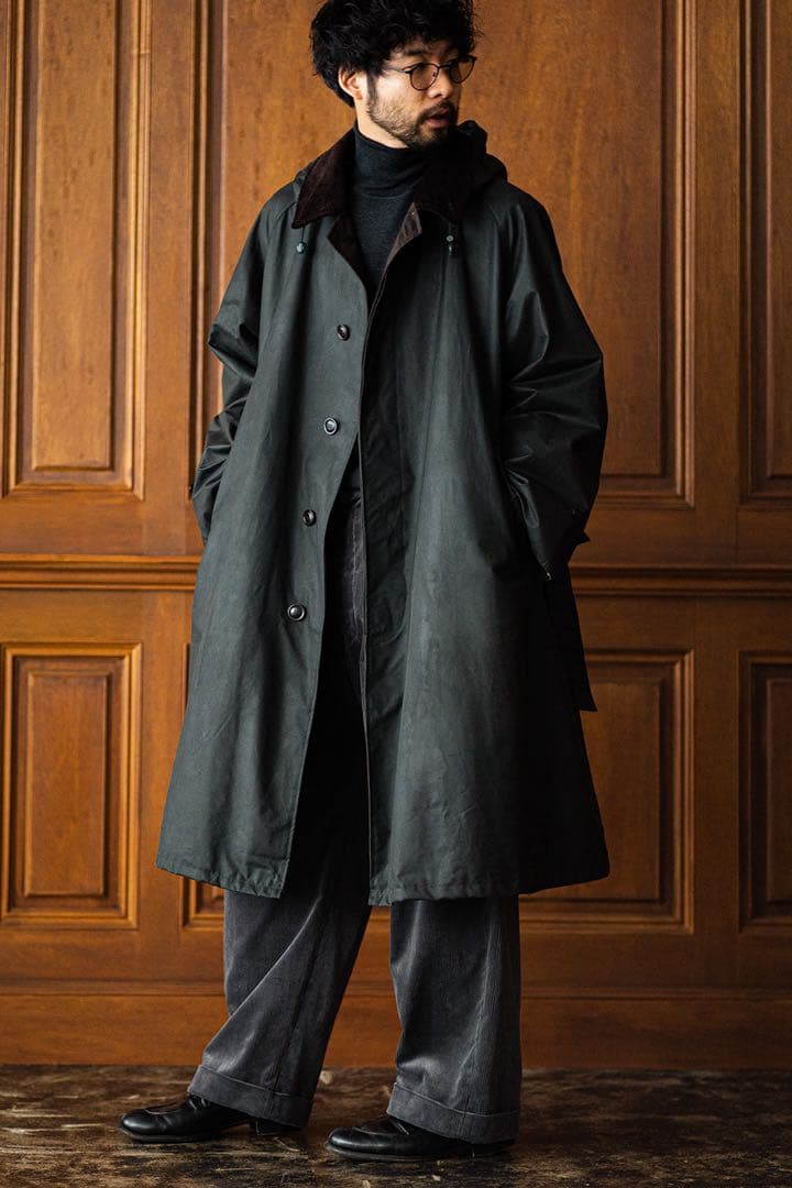 L’ÉCHOPPE別注Barbour Oiled Bal collar coat