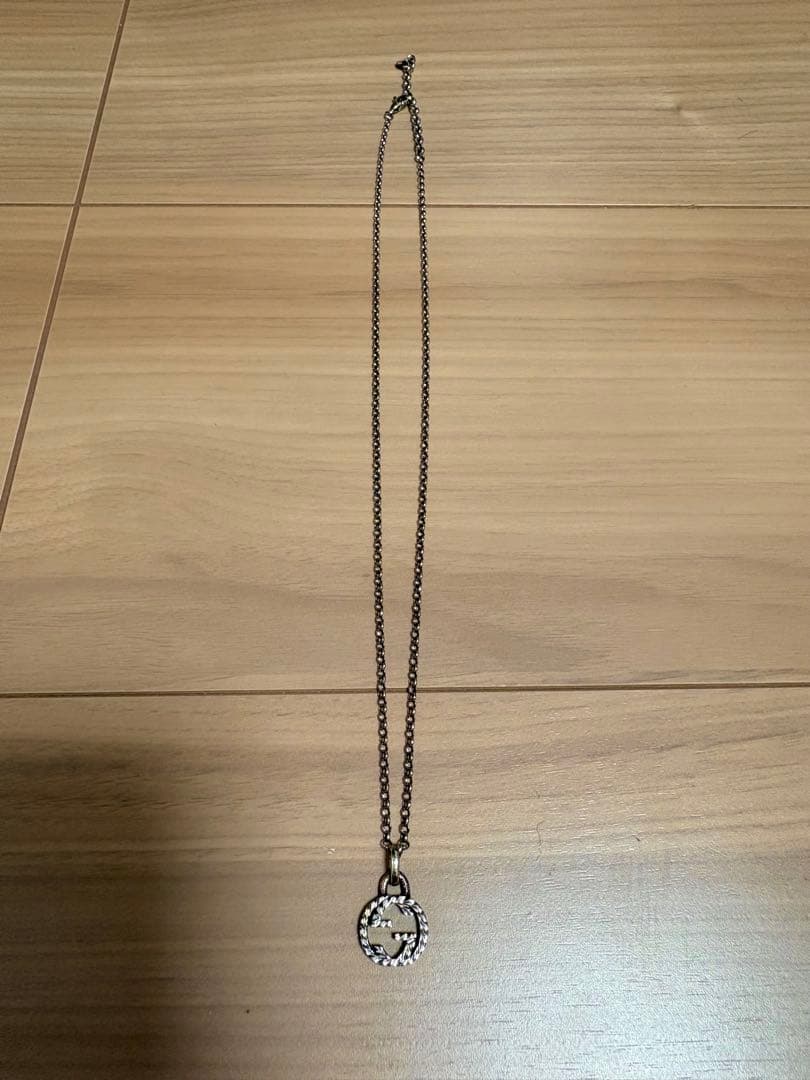 GUCCI〔グッチ インターロッキング〕ペンダント ネックレス
