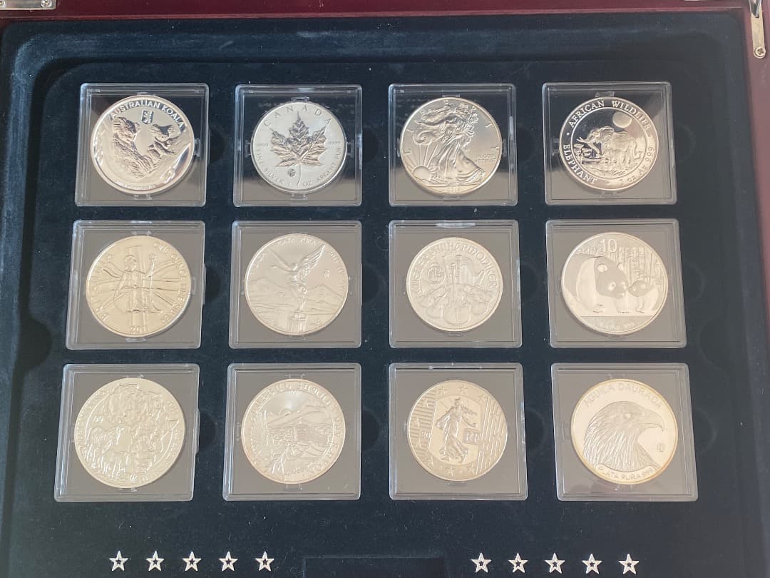 レア‼️2011年 ロイヤル カナディアン ミント ファビュラス15 銀貨セット