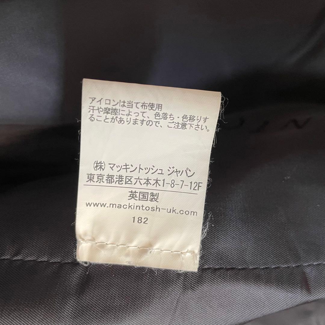 マッキントッシュ　ステンカラーコート　ネイビー