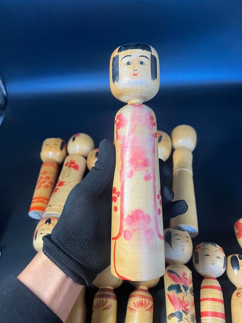 伝統こけし16本まとめ売り 戦前小野寺重一煤孫実太郎他 東北ロット 郷土玩具