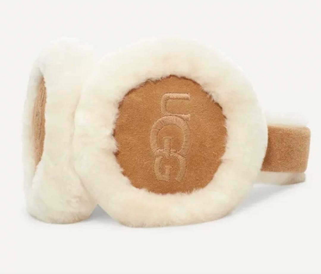 UGG シープスキン イヤーマフ チェスナット
