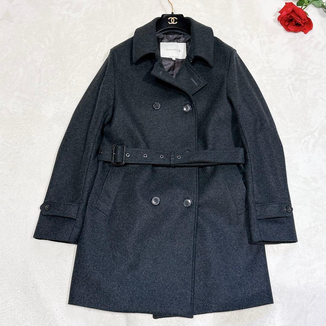 未使用✨　マッキントッシュ　モンクトン　トレンチコート　ウール　ダークグレー