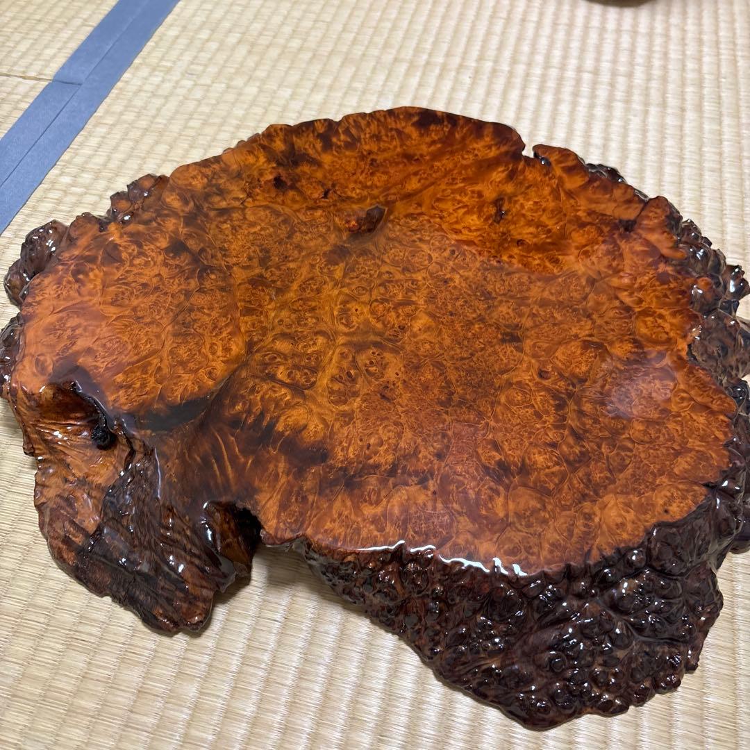 高級 天然木 一枚板 花瓶台　盆栽台 花台 工芸品 飾り台 置物台　花梨