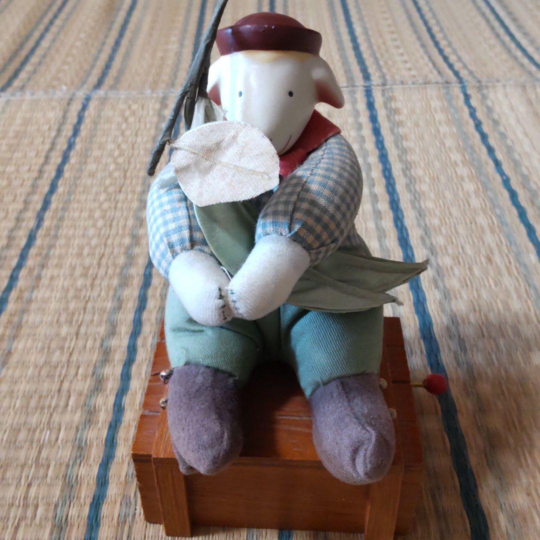 オルゴール・petitLoupひつじ・ぬいぐるみ曲トゥモロウ