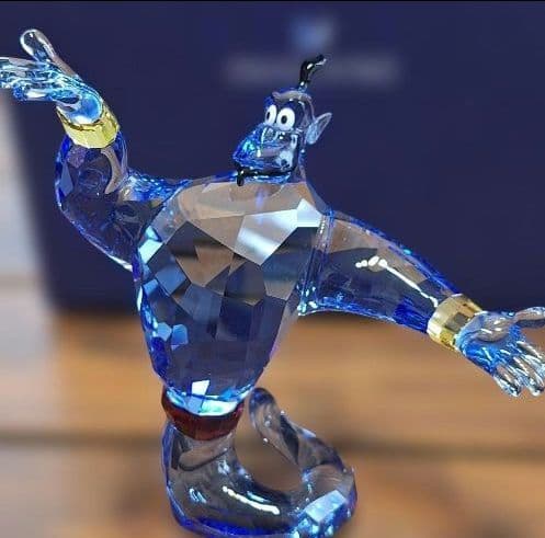 【極美品】スワロフスキー SWAROVSKI アラジン ジーニー ランプの魔人