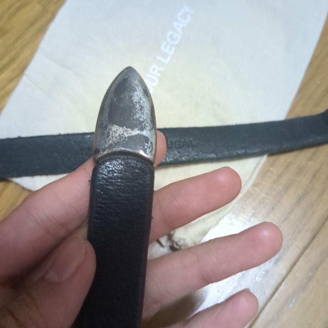 【正規品】Our Legacy ブラック ベルト 2CM