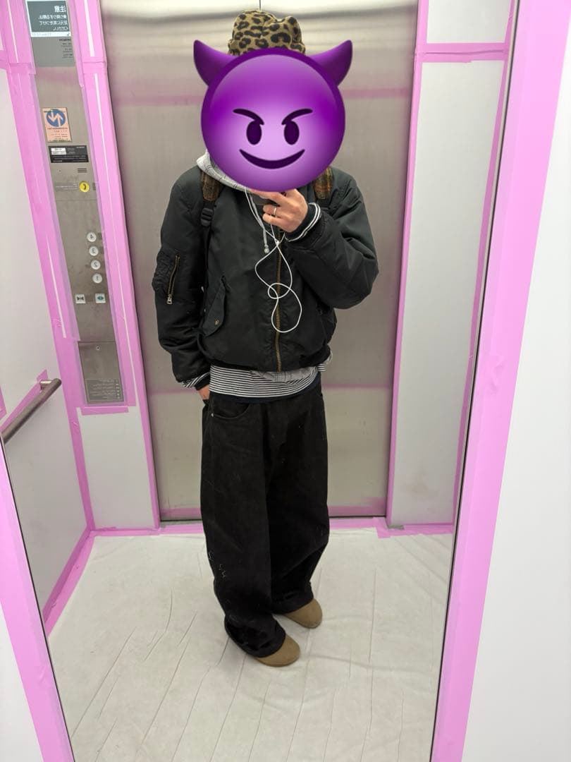 80s MADE in USA ALPHA MA-1フライトジャケット 短丈