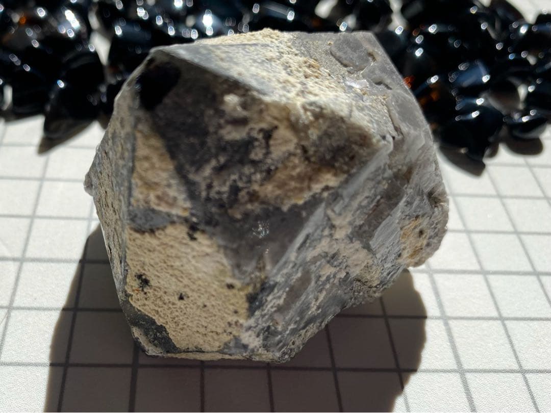 セット★ モリオン 単結晶 モリオン細石　天然石　黒水晶　チベット産