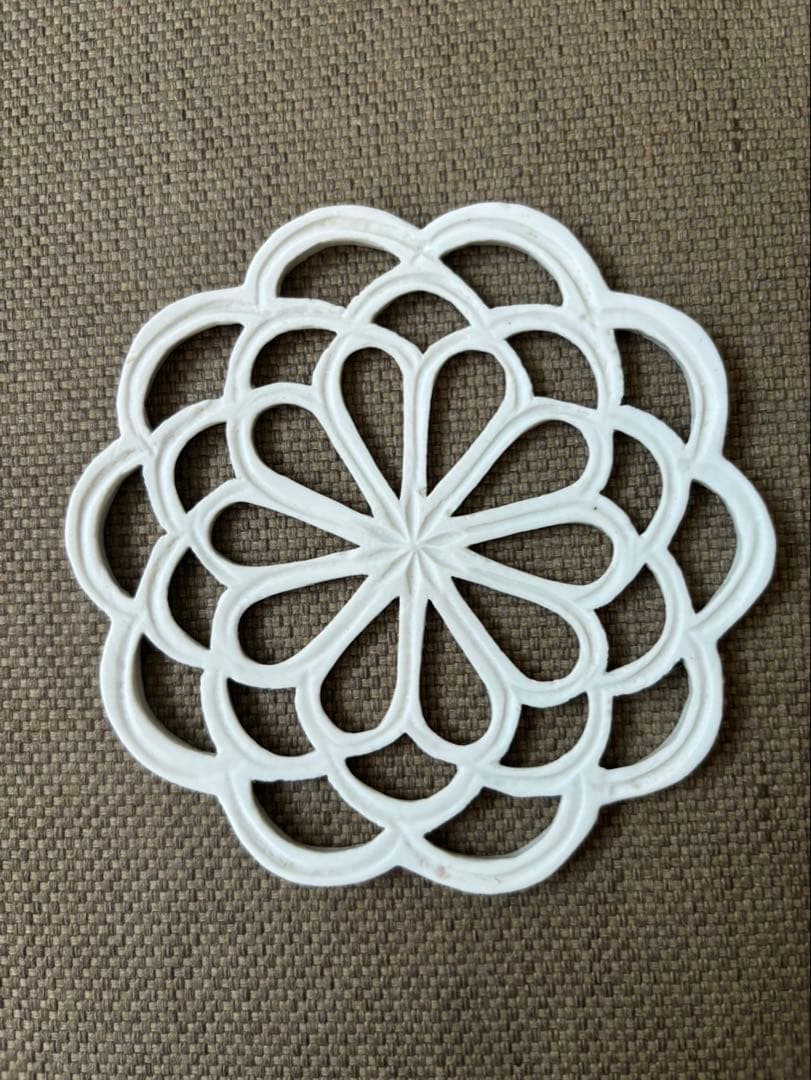 伊藤剛俊さん　透かし彫り皿　コースター　プレート