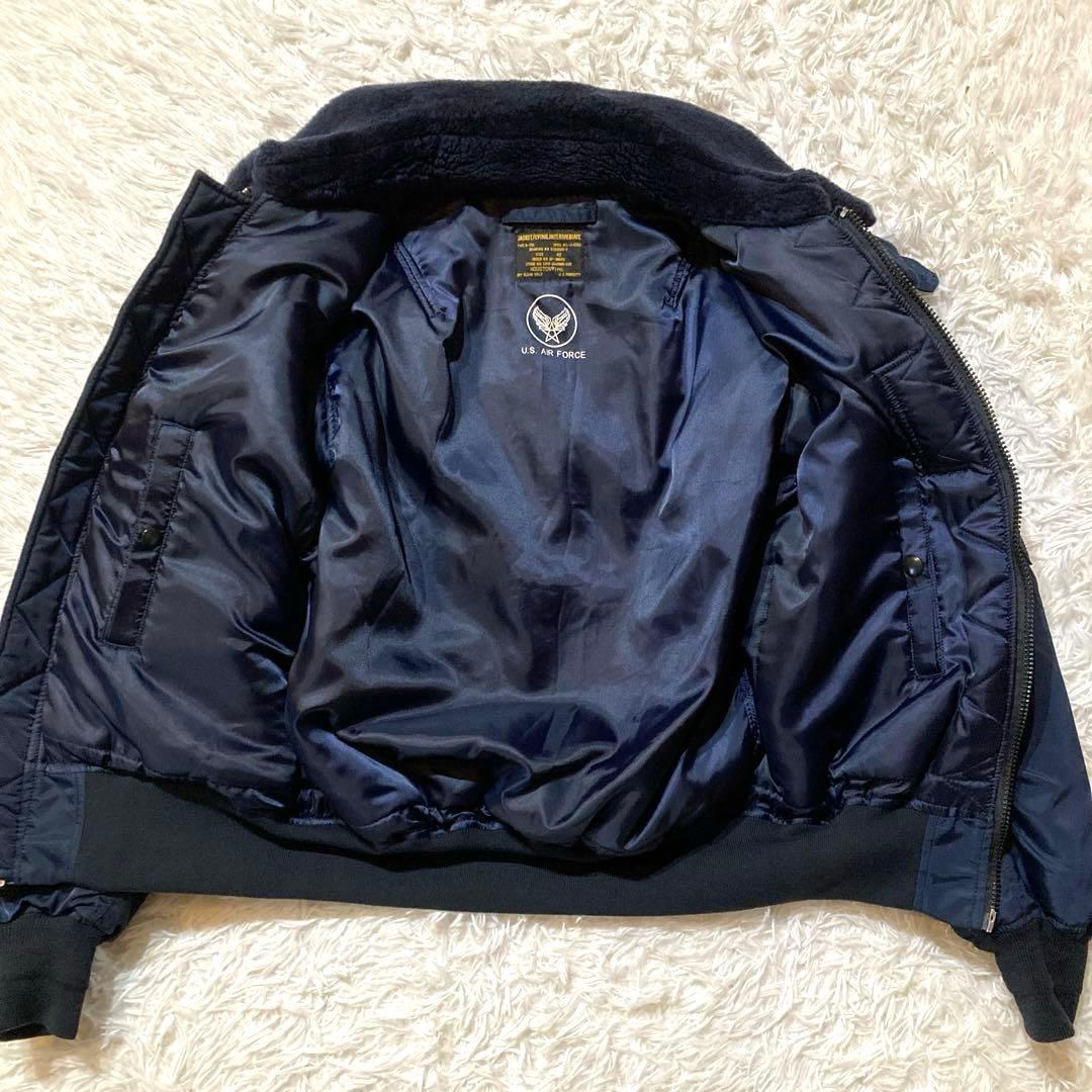 【人気・希少XL】HOUSTON B-15C ネイビー × ネイビームートン