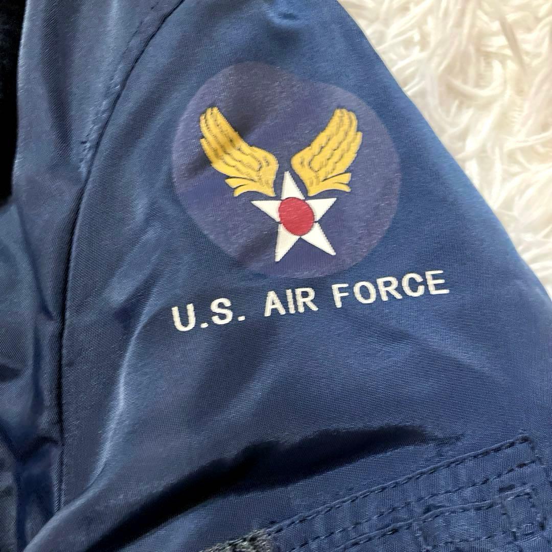 【人気・希少XL】HOUSTON B-15C ネイビー × ネイビームートン