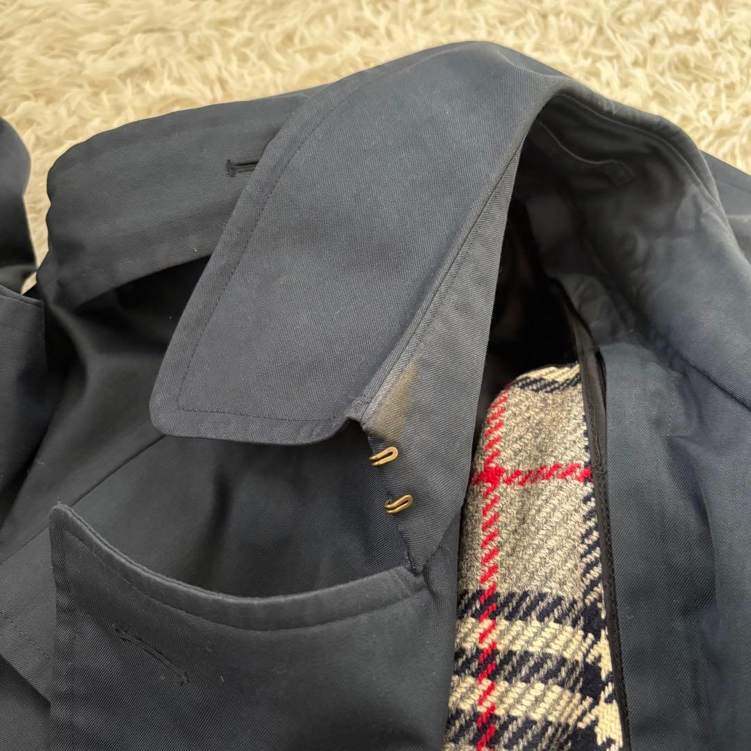 BURBERRYSバーバリー ノバチェック ライナー付 トレンチコート ネイビー