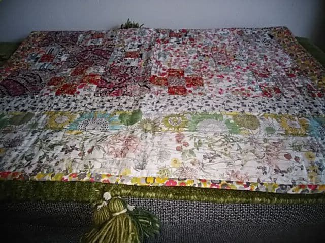 リバティ パッチワークフリーマット ハンドメイド