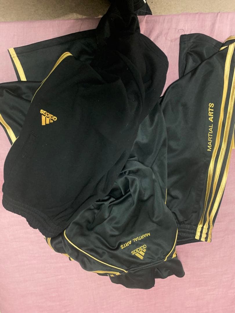 adidas MARTIAL ARTSウォームアップウェア ３点セット 黒