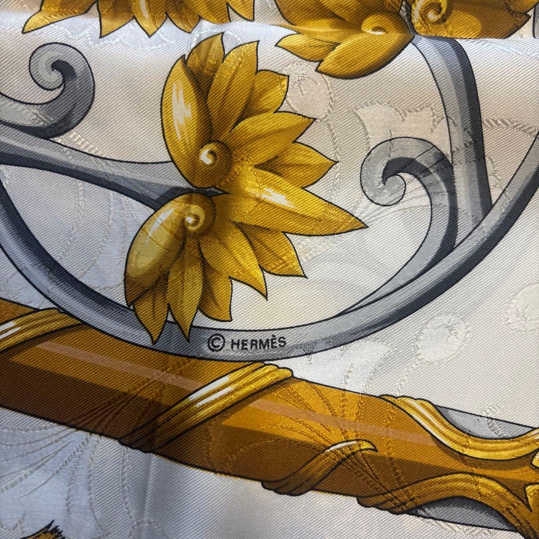 専用　美品HERMES カレ90 DAIMYO 日出る国の皇子スカーフ箱付