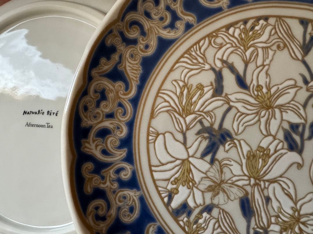 ナタリー・レテ × Afternoon Tea 百合 九谷焼大皿2枚セット