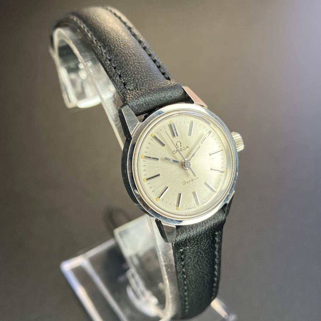 【良品 正規品】オメガ 腕時計 ジュネーブ アンティーク 手巻き Ω 可動品
