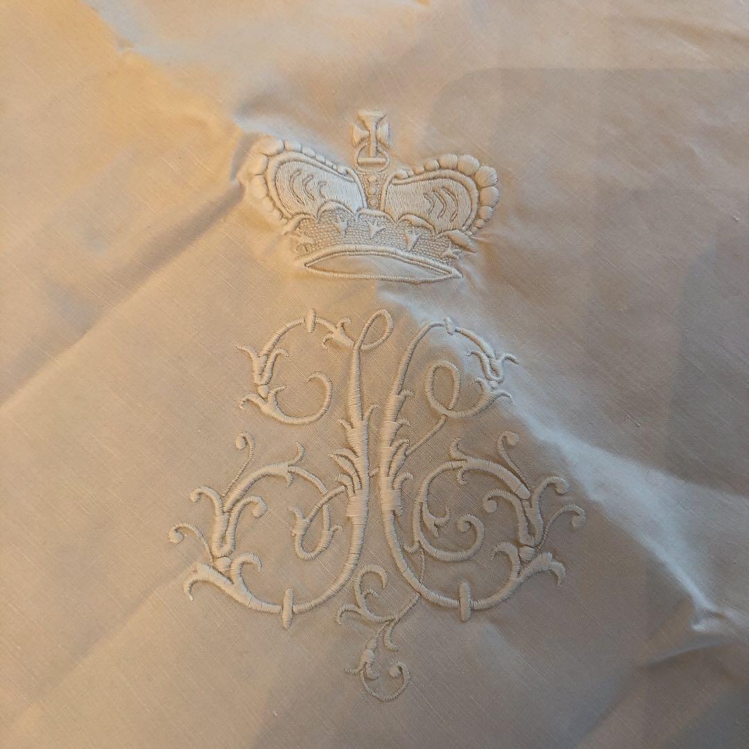 アンティーク　クッションカバー