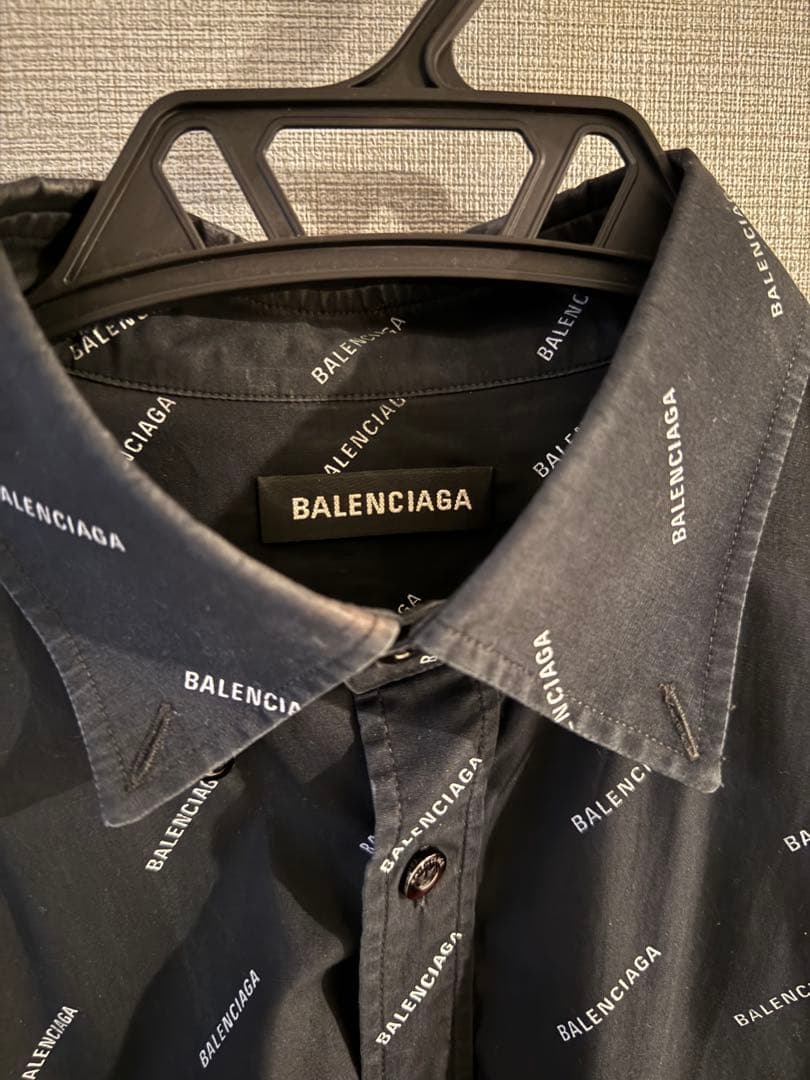 BALENCIAGA パターン入りシャツ サイズ36