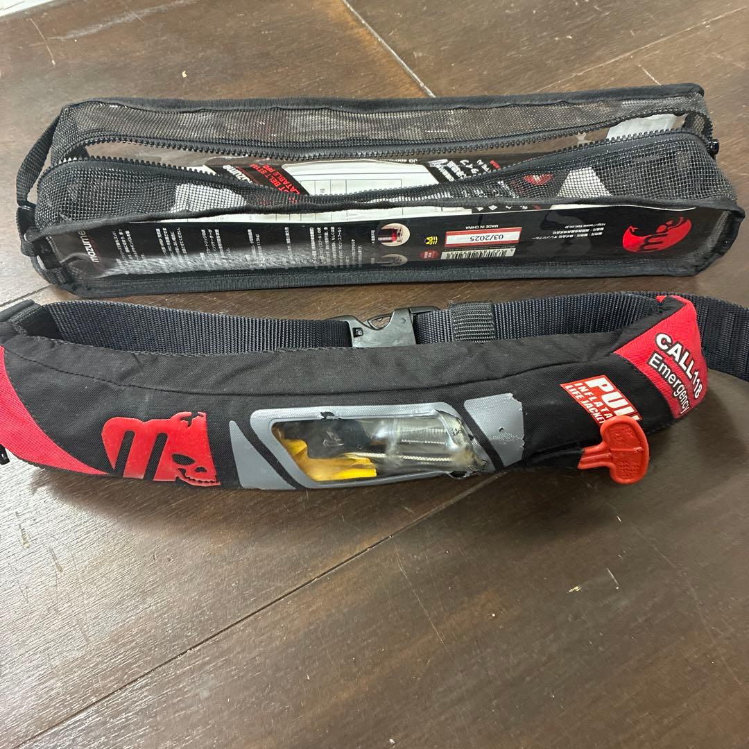 マズメ　ＭＡＺＵＭＥ　インフレータブル　ウエスト自動膨張ライフジャケット