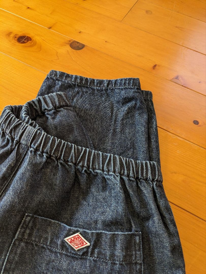 2023年 DANTONデニムイージーパンツ　36