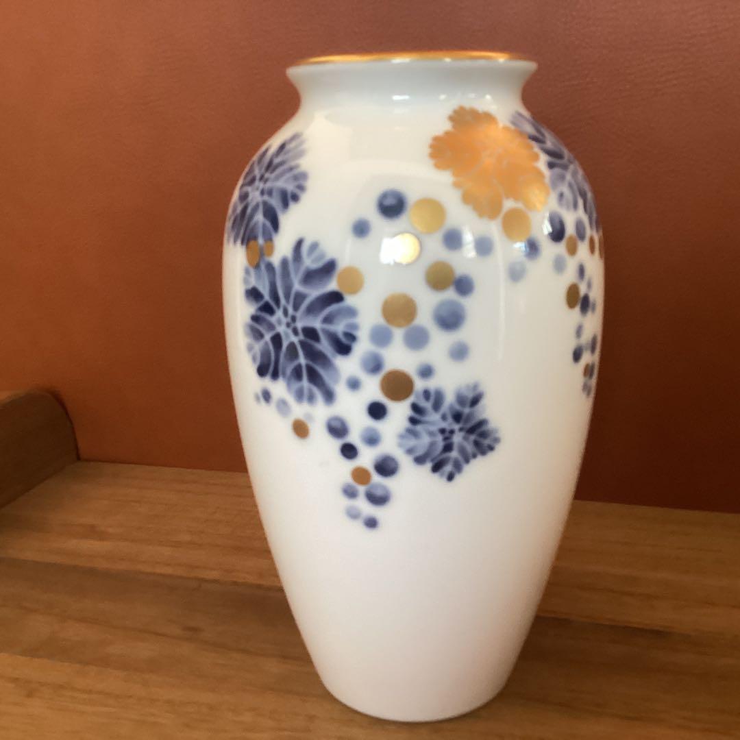 大倉陶園　花瓶23センチ