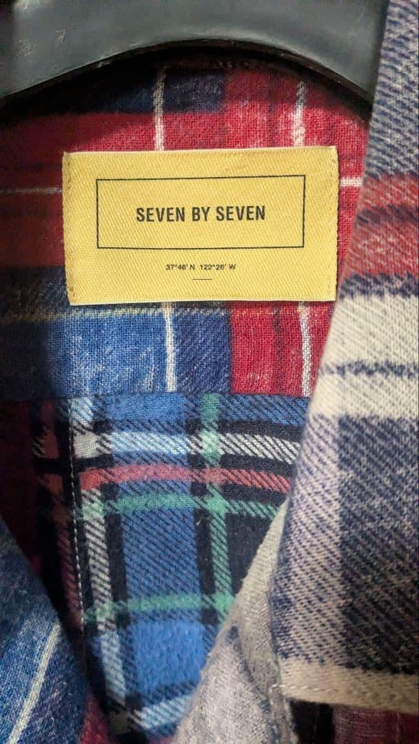 SEVEN BY SEVEN 　リワークフランネルシャツ　再構築　NEEDLES