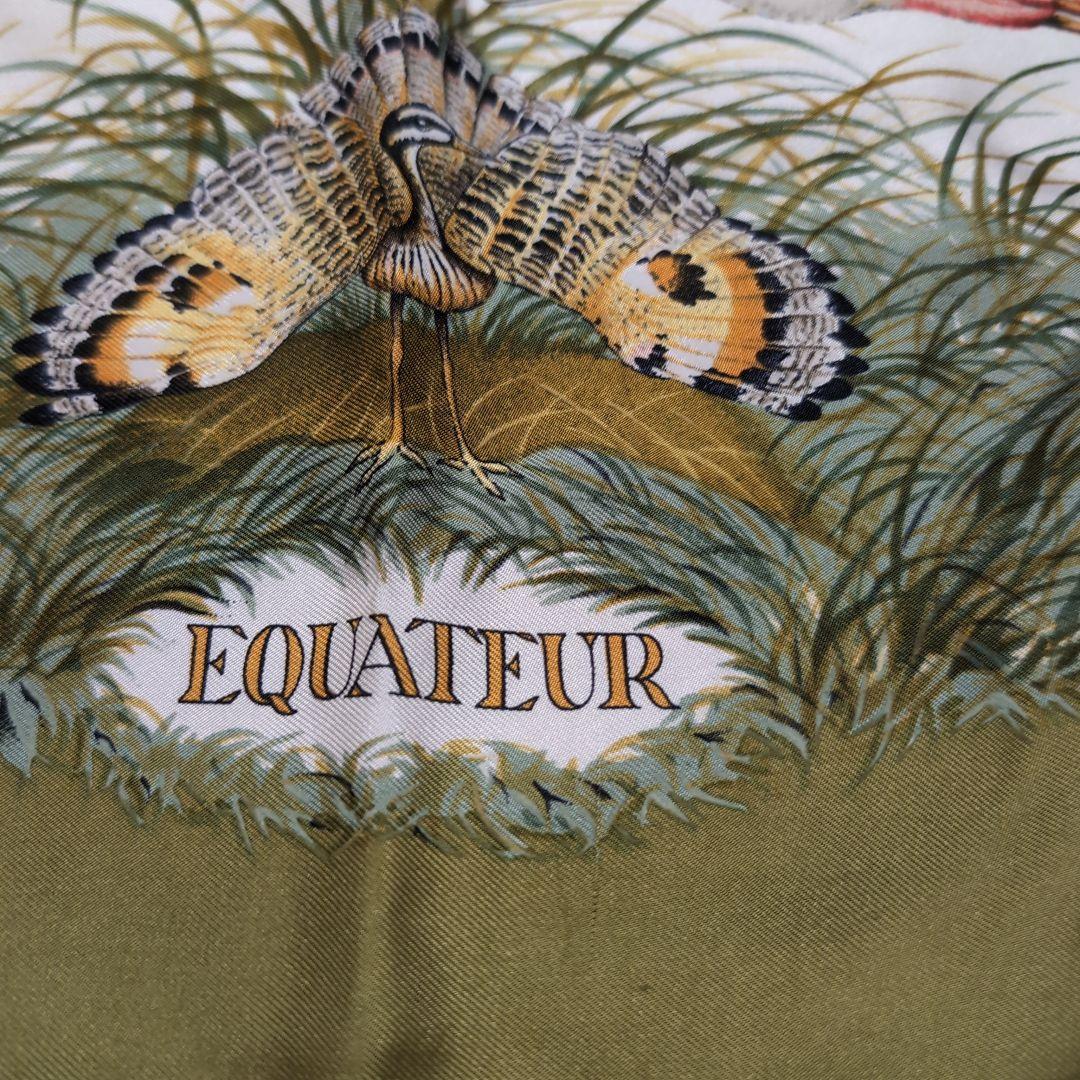 カ*ネ様 Équateur Hermès シルクスカーフ