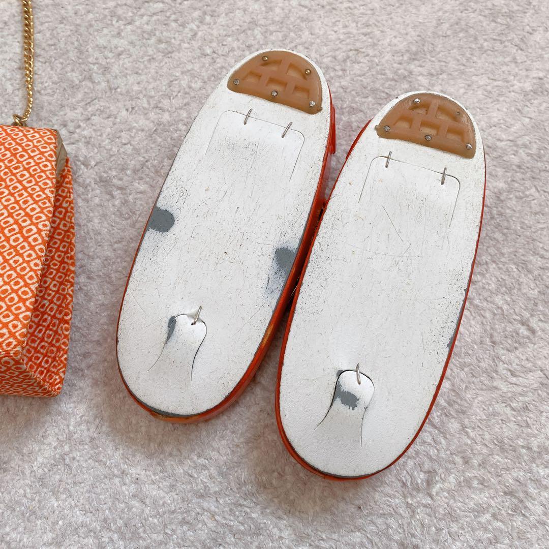 七五三 2歳 3歳 正絹 アンティーク 着物 被布 バッグ 草履 セット