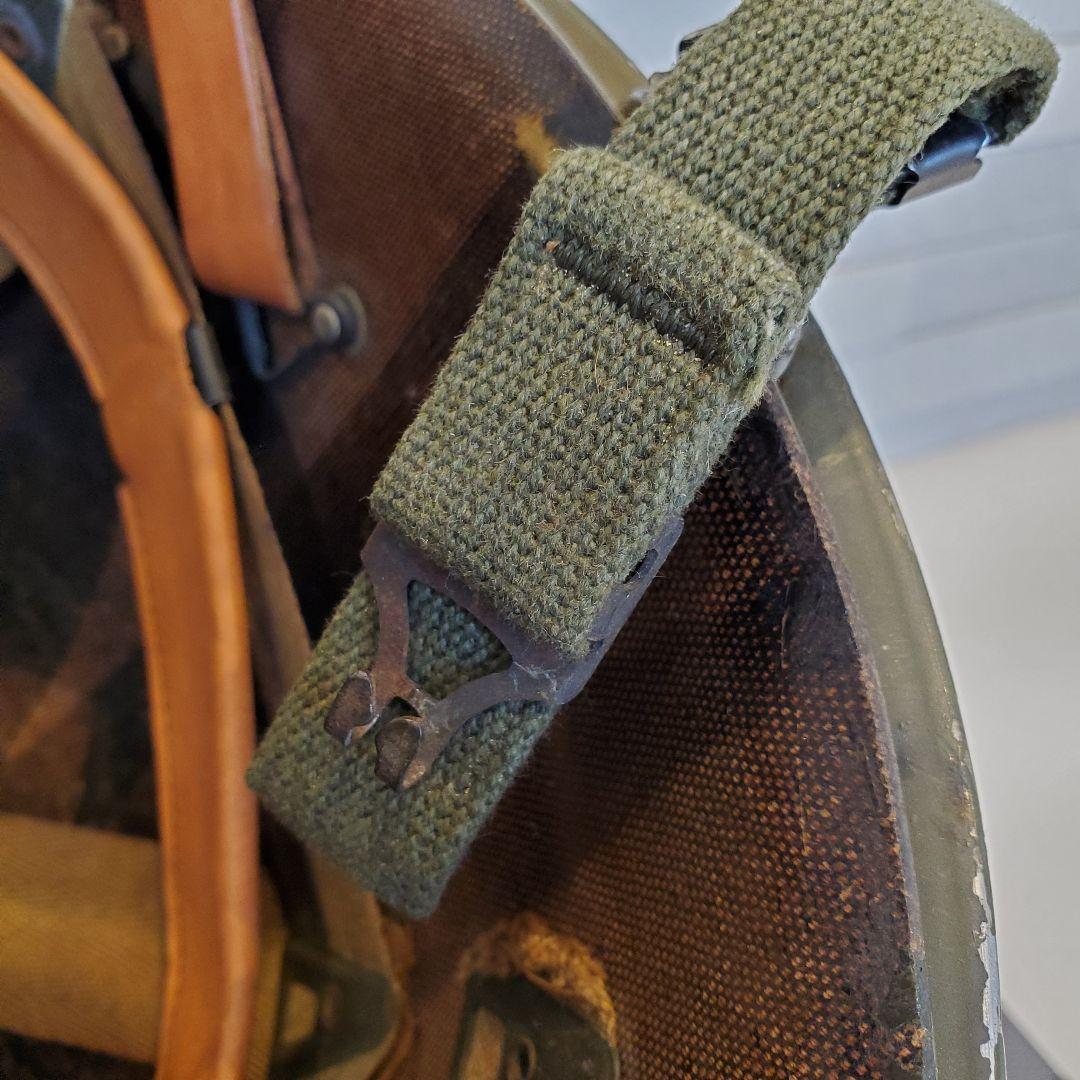 A168 アメリカ軍 ヘルメット錨刻印 鉄帽 M1 M2 海軍 海兵隊 米軍