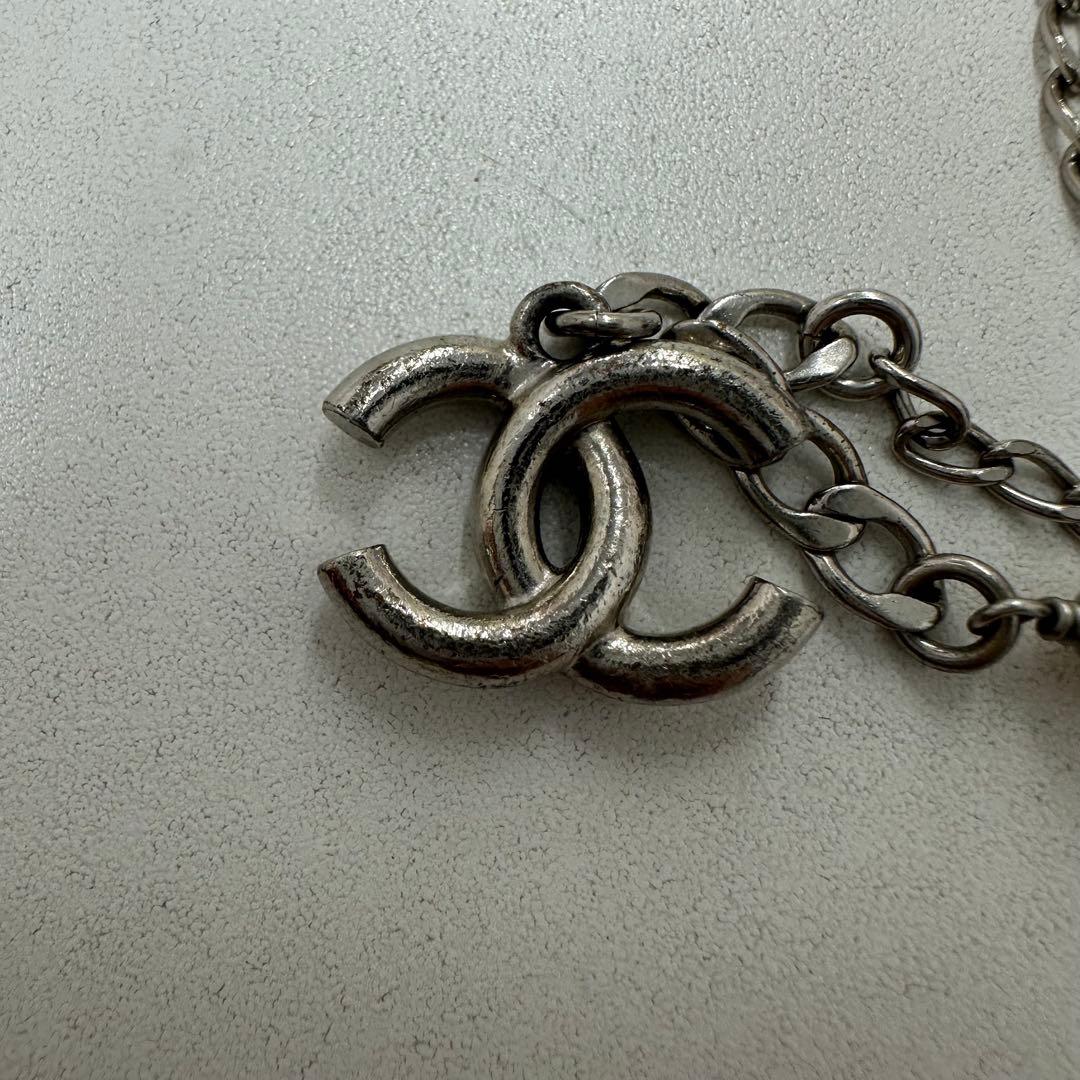 CHANEL シャネル　CCロゴ パール付きブレスレット