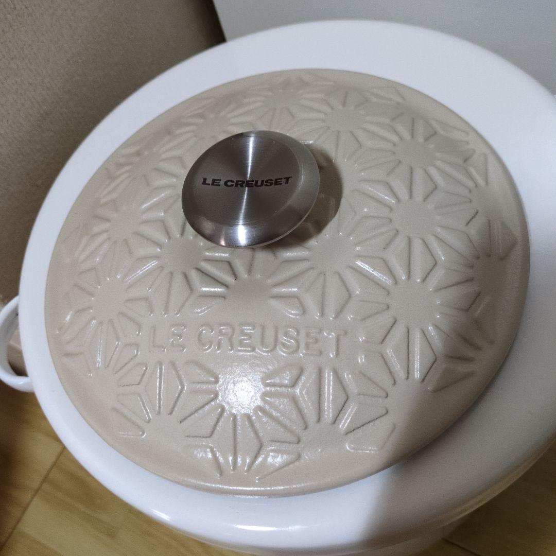 Le Creuset ココットエブリィ18　限定和柄ブリオッシュ＋内蓋