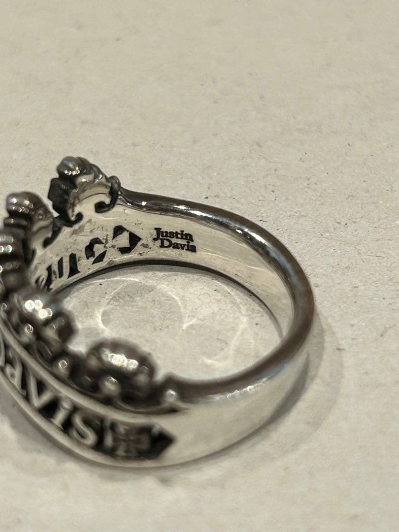 ジャスティンデイビス SRJ452 ヴィクトリア　クラウン　約24号 指輪