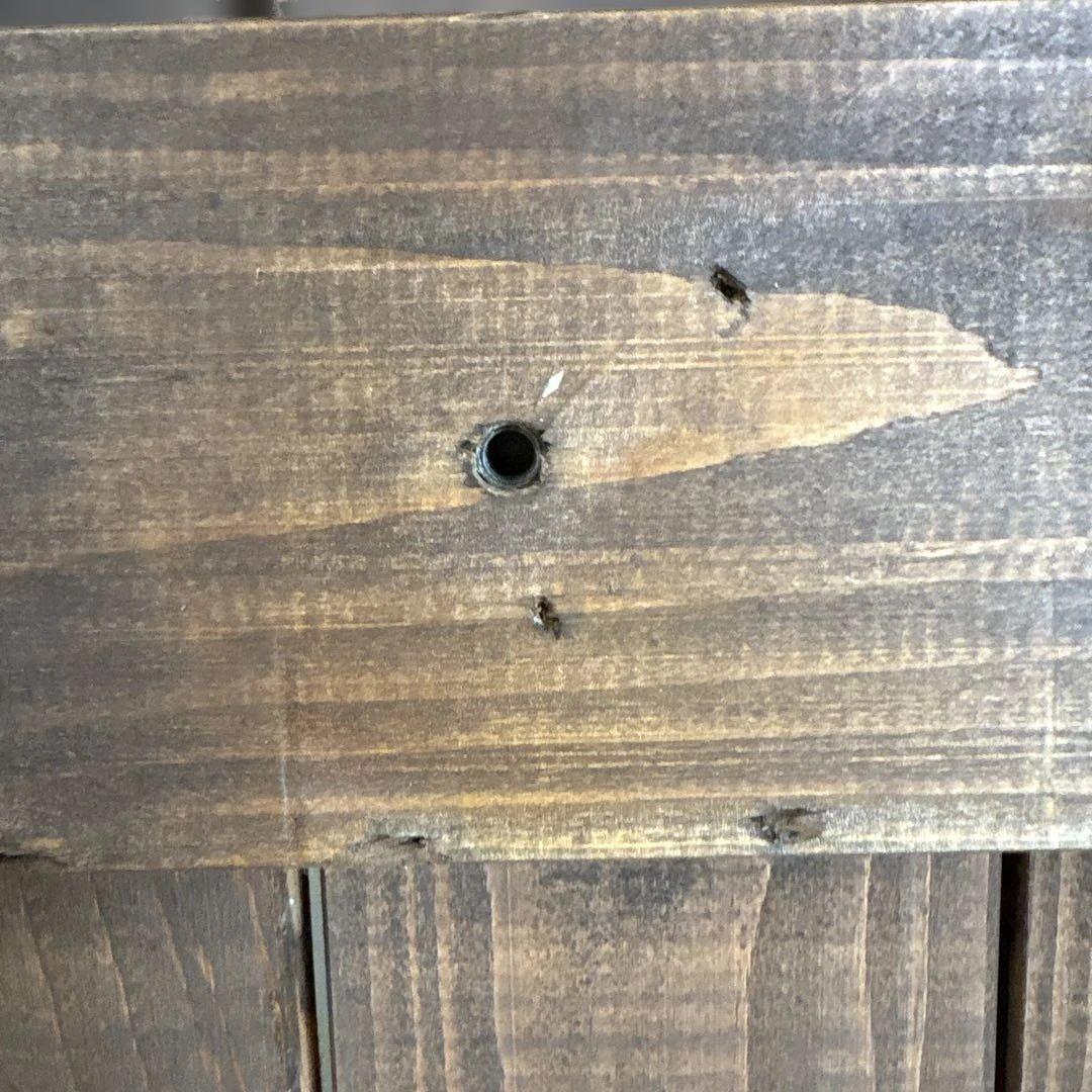 ※テーブルのみ①ダークブラウン木製ダイニングテーブル チェア 2月末まで出品