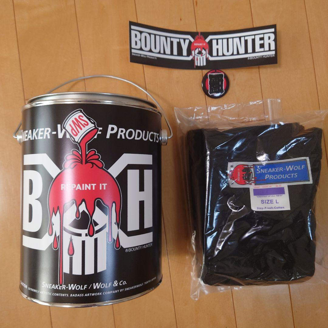 BOUNTYHUNTERSNEAKERWOLFTシャツペイント缶バッチステッカー