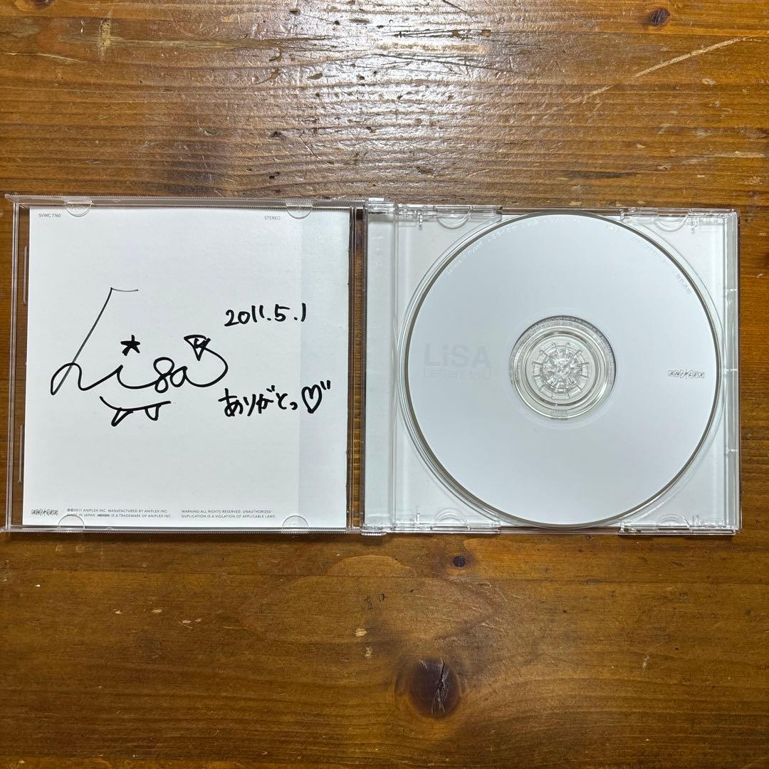 【LiSAサイン付き】Letters to U
