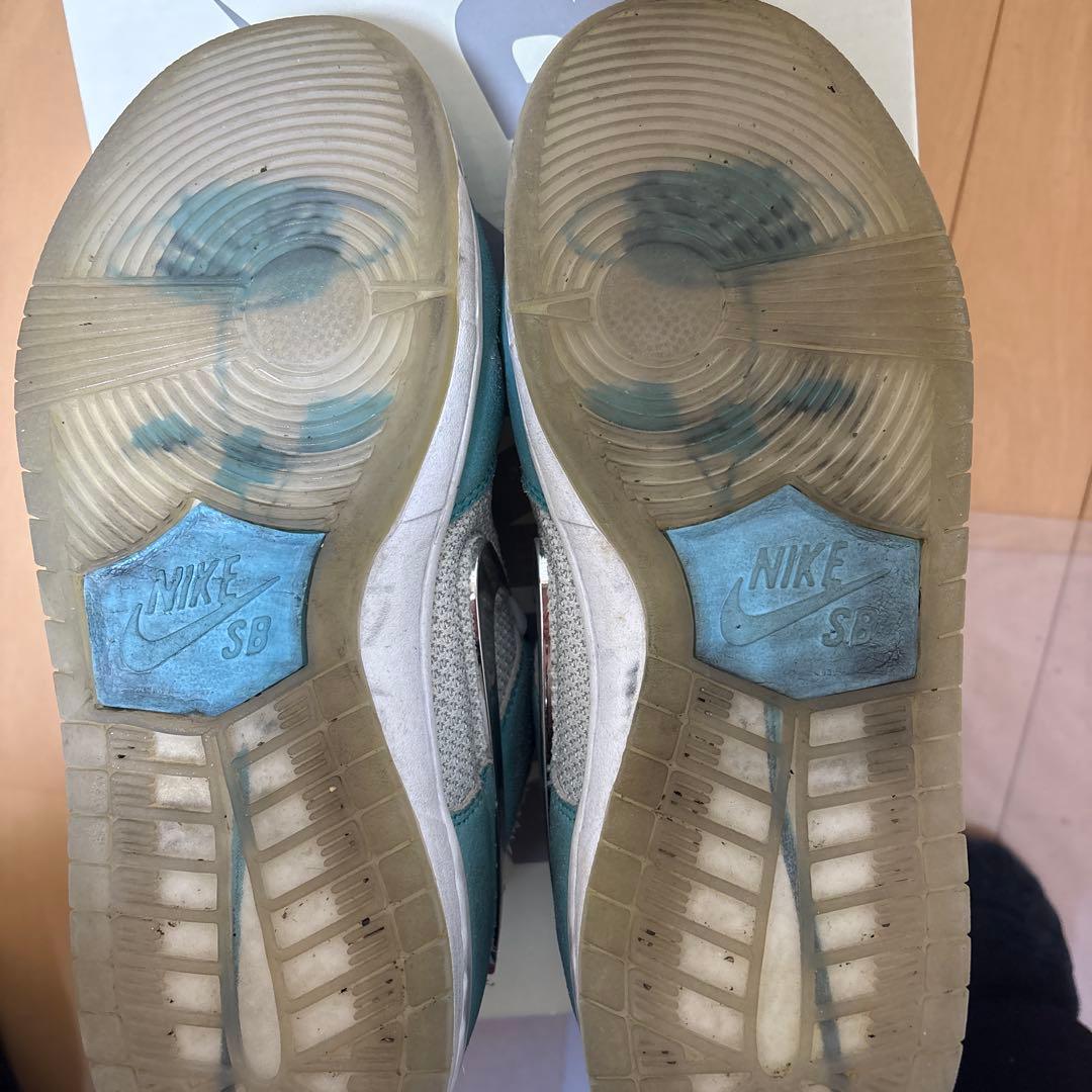 T*酢様 Nike SB Dunk Low Pro 青/グレー