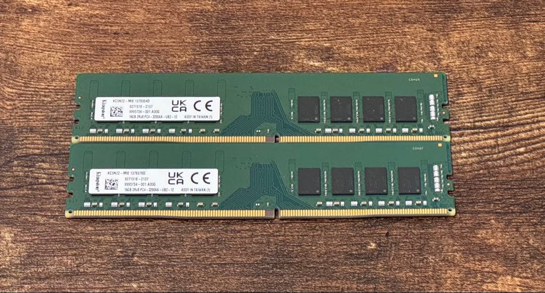 Kingston DDR4-3200AA 2Rx8 32GB(16GBx2枚)