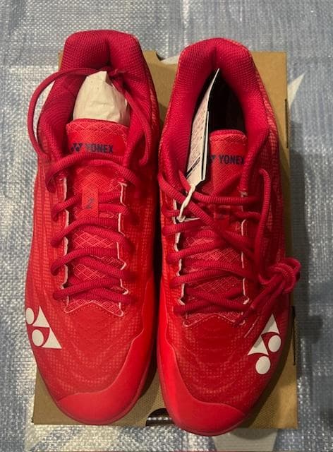 新品YONEX バドミントンシューズ SHBAZ2MY ルビーレッド