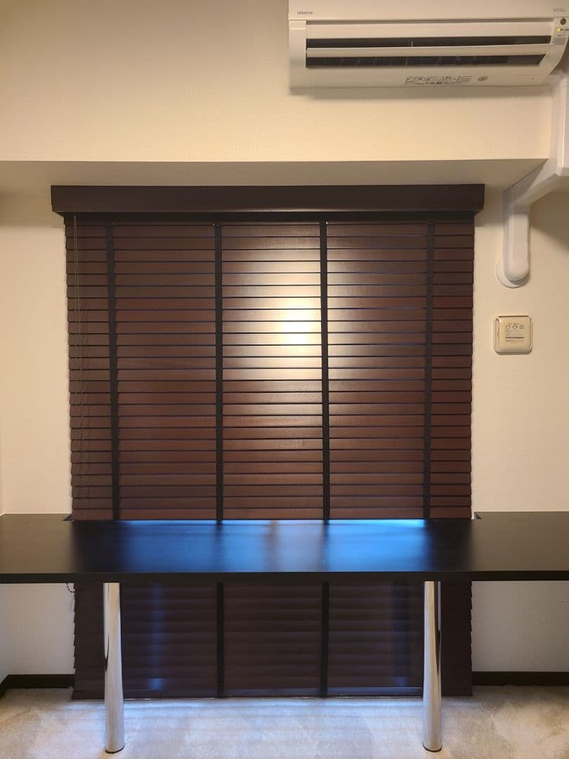 ◆タチカワ◆ウッドブラインド◆W152×H190◆O-2509BL3◆