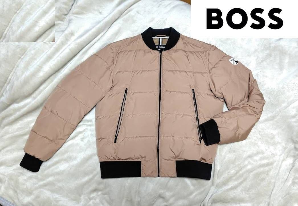 BOSS　MA-1ボマージャケット ロゴ入りハンガーおまけ付き