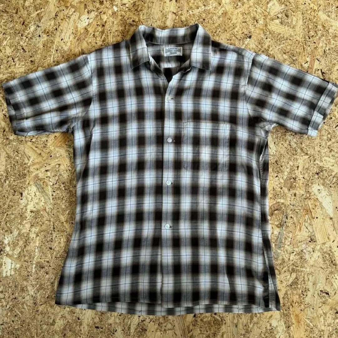トップス 50-60s ARROW ombre check s/s shirts