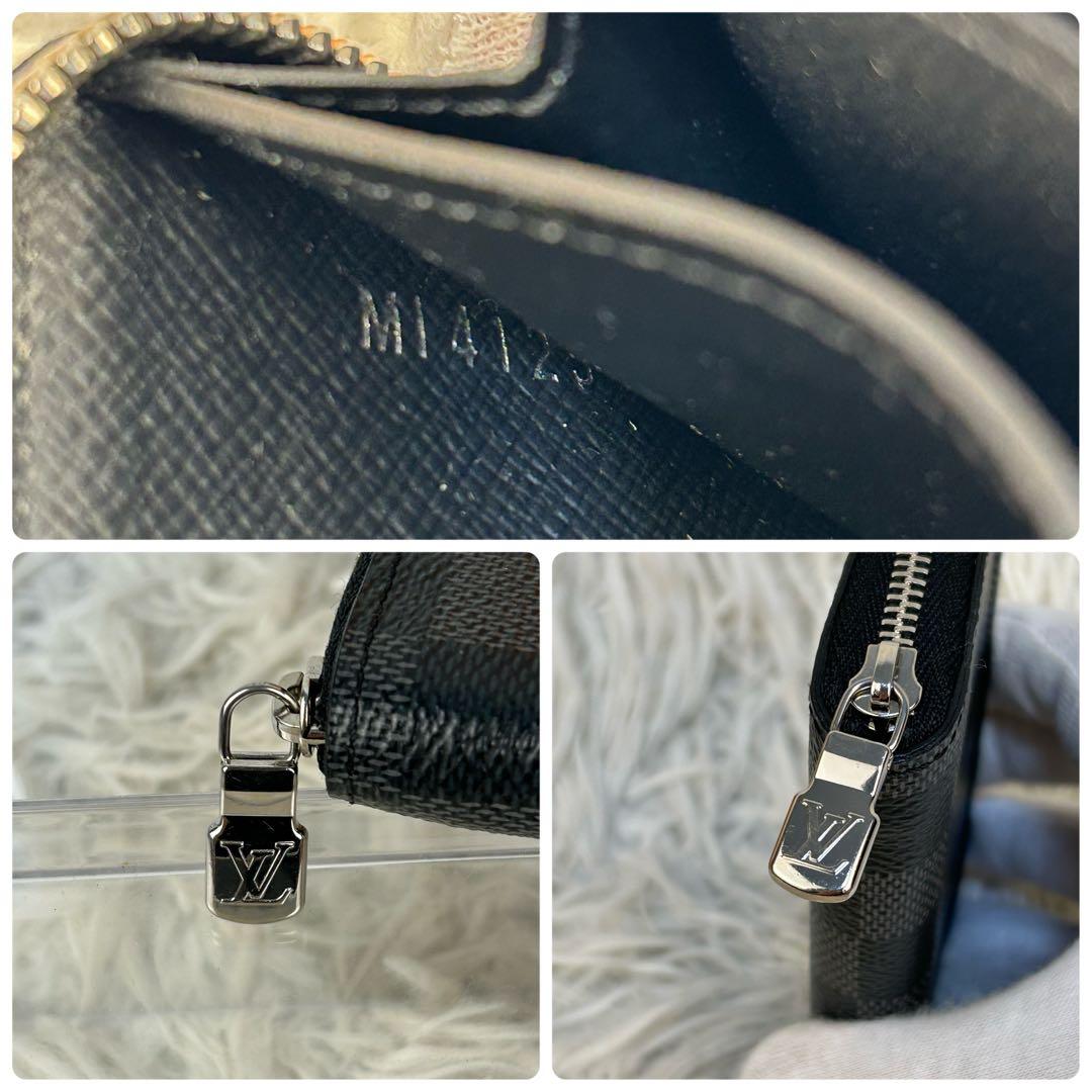 ルイヴィトン IC搭載 ダミエ グラフィット ジッピー パース 小銭入れ