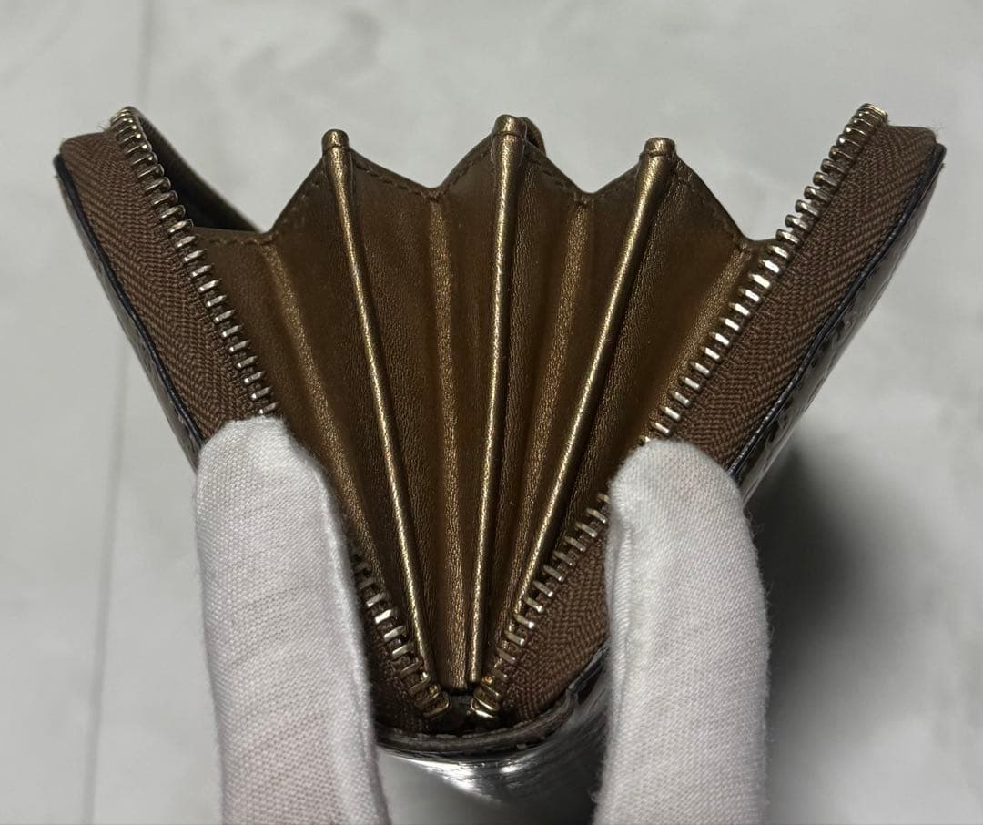 極美品‼️ GUCCI 長財布 グッチ ラウンドファスナー レザー