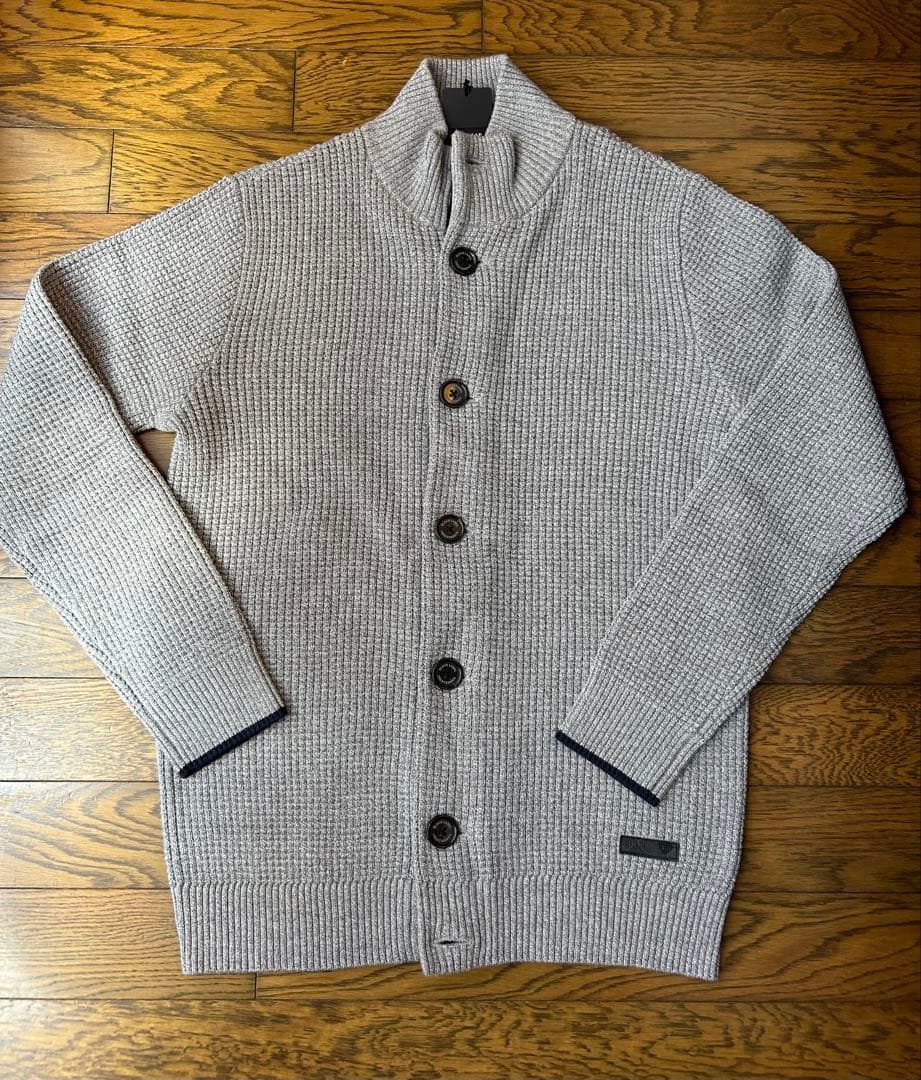 BLACK LABEL CRESTBRIDGE リブ編みカーディガン