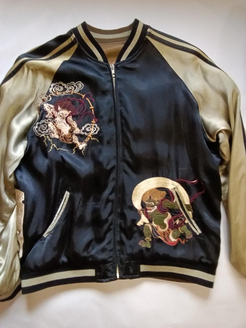 SATORI スカジャン 風神雷神