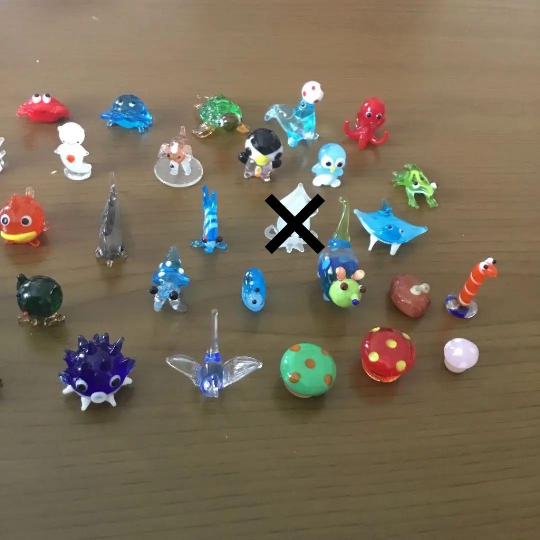 ガラス　ガラス細工　置物