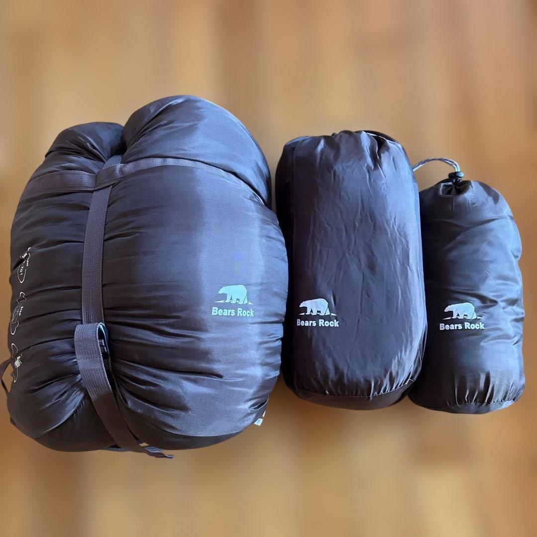 Bears Rock ねぶくろん+かぶるん+フリースハーフインナーシュラフ